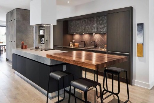 Model Meja Bar Dapur Estetik di Kitchen Set Modern Minimalis