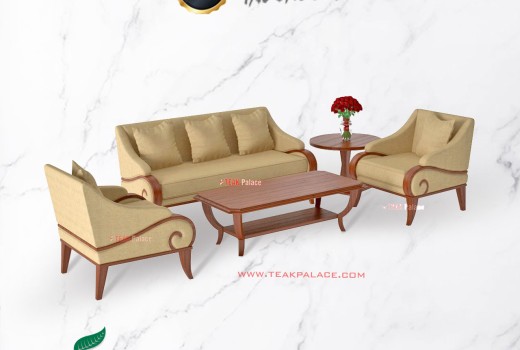 Furniture Kursi Tamu Minimalis Kayu Jati Jepara