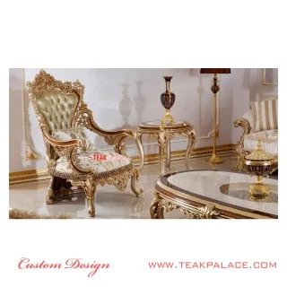 Sofa Mewah Ukir Jepara 3 Dimensi Warna Emas Baroque Sofa Mewah Ukir Jepara 3 Dimensi Warna Emas Baroque