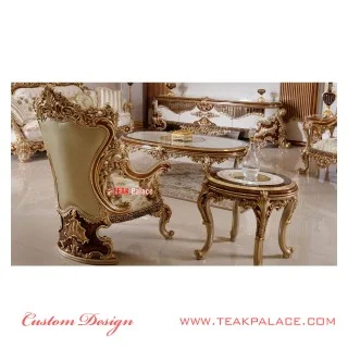 Sofa Mewah Ukir Jepara 3 Dimensi Warna Emas Baroque Sofa Mewah Ukir Jepara 3 Dimensi Warna Emas Baroque