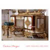 Tempat Tidur Ukiran Jepara Mewah Warna Emas Seri Baroque tempat tidur ukiran jepara mewah warna emas seri baroque 81