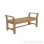 Minimalist Teak Vatican Park Bench