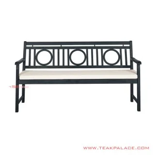 Bangku Santai Seri Riga White Cushion