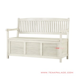 Bangku Talin Box Minimalis Modern Duco Ivory