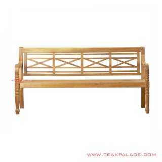 Bangku Taman Santai Maribo Minimalis Salak Brown