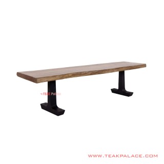 Dining Bench Cafe Outdor Minimalist Teak Wood Napier Series