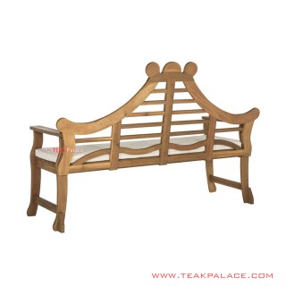 Roura Teak Terrace Bench Minimalist Natural