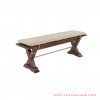 Blora Terrace Bench Minimalist Old Salak Brown With Revina Cushion blora terrace bench minimalist old salak brown with revina cushion 62