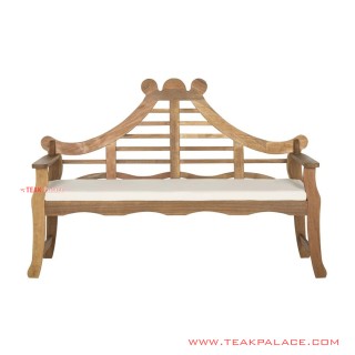 Roura Teak Terrace Bench Minimalist Natural