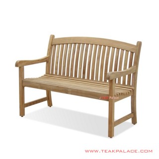 Bangku Taman Santai Minimalis Natural Jati Solid Seri Badung Bangku Taman Santai Minimalis Natural Jati Solid Seri Badung