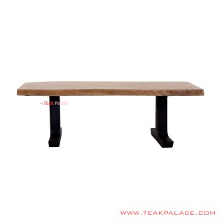 Kursi Teras Minimalis Plenty Kayu Jati Natural