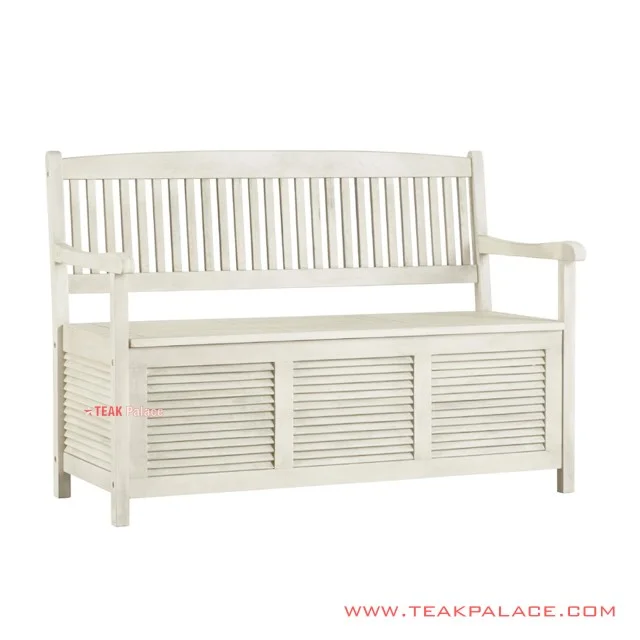 Bangku Talin Box Minimalis Modern Duco Ivory