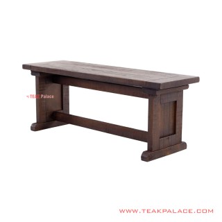 Bangku Teras Minimalis Kayu Jati Seri Alicia