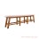 Dunedin Bench Golden Teak Teak Wood Minimalist