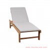 sun lounger kolam renang alpha minimalis natural with cushion 62