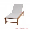 sun lounger kolam renang alpha minimalis natural with cushion 63