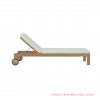 sun lounger stand cushion white minimalis 67