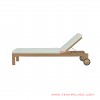 sun lounger stand cushion white minimalis 66