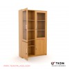 Hanso 120 Minimalist Teak Wood Bookcase TKDN hanso 120 minimalist teak wood bookcase tkdn 69