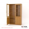 Hanso 120 Minimalist Teak Wood Bookcase TKDN hanso 120 minimalist teak wood bookcase tkdn 71