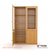 Hanso 120 Minimalist Teak Wood Bookcase TKDN hanso 120 minimalist teak wood bookcase tkdn 72
