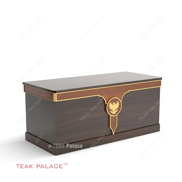 Meja Direktur Minimalis Kayu Jati TKDN Garuda Terbaik