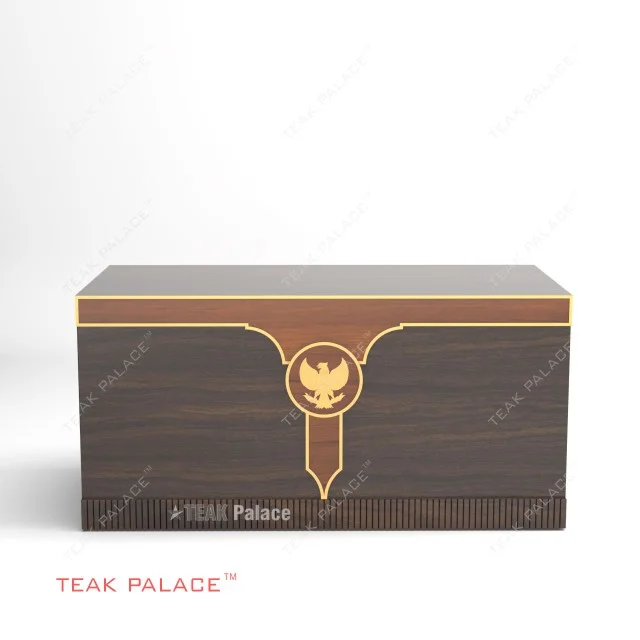 Meja Rapat Seminar Minimalis Modern TKDN Kayu Jati Garuda Meja Rapat Seminar Minimalis Modern TKDN Kayu Jati Garuda