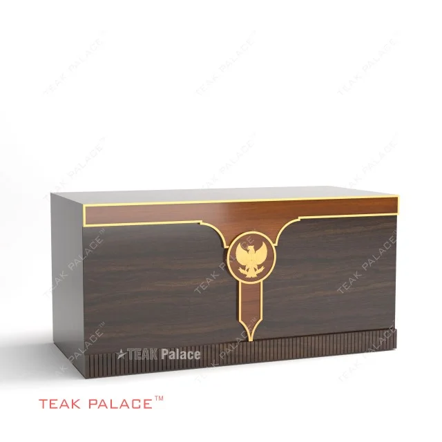 Meja Rapat Seminar Minimalis Modern TKDN Kayu Jati Garuda Meja Rapat Seminar Minimalis Modern TKDN Kayu Jati Garuda