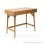 Bafilo Study Table Minimalist Golden Teak Wood