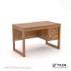 Minimalist Teak Wood 1/2 Bureau Work Desk Omoda Series minimalist teak wood 1/2 bureau work desk omoda series 68