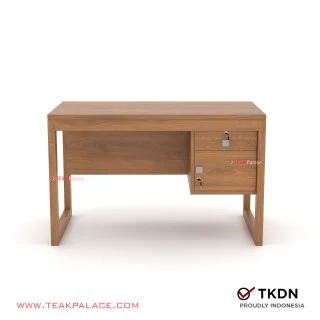 Minimalist Teak Wood 1/2 Bureau Work Desk Omoda Series