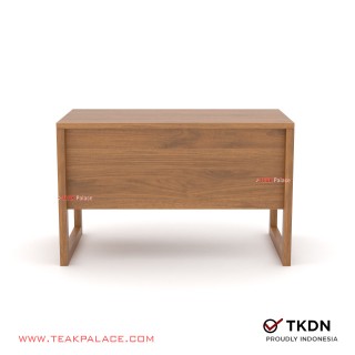 Meja Kantor 1/2 Biro Minimalis Modern Kayu Jati Seri Omoda Meja Kantor 1/2 Biro Minimalis Modern Kayu Jati Seri Omoda