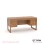 Office Desk 1 Bureau, Modern Minimalist Teak Wood, Omoda Series