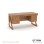Workbench 1 Bureau Minimalist Teak Wood Banda Series