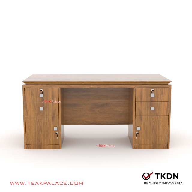 Garuda Kutai 160 Carved TKDN Minimalist Teak Wood Leadership Office Desk garuda kutai 160 carved tkdn minimalist teak wood leadership office desk 66