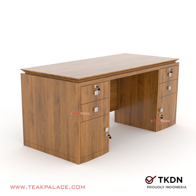 Garuda Kutai 160 Carved TKDN Minimalist Teak Wood Leadership Office Desk garuda kutai 160 carved tkdn minimalist teak wood leadership office desk 64