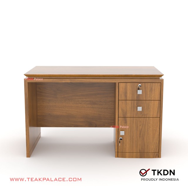 Office Desk 1/2 Minimalist Bureau TKDN Teak Garuda Logo Kutai 120 office desk 1/2 minimalist bureau tkdn teak garuda logo kutai 120 64
