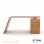 Modern Minimalist Teak Wood Office Desk TKDN VIXI 160 Latest Viral