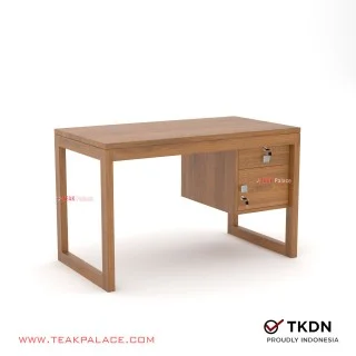 Meja Staff 1/2 Biro Terbuka Minimalis Modern Seri Omoda