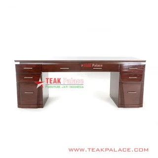 Meja Kantor Minimalis Kayu Jati Seri XEON Meja Kantor Minimalis Kayu Jati Seri XEON