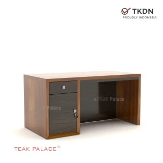 Meja Kantor 1/2 Biro Kayu Jati Union Meja Kantor 1/2 Biro Kayu Jati Union