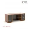 Modern Director's Desk Union 200 Teak Wood modern director's desk union 200 teak wood 65