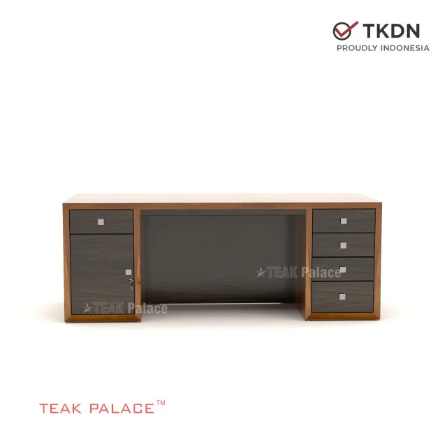 Modern Director's Desk Union 200 Teak Wood modern director's desk union 200 teak wood 63