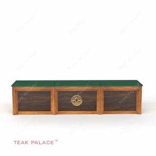 Meja Hakim Minimalis Modern Kayu Jati TKDN Terlaris