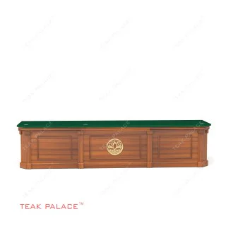 Meja Hakim Kayu Jati Terbaik 340 cm Sidang Pengadilan TKDN