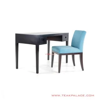 Teak Black Study Desk Set Depok Series