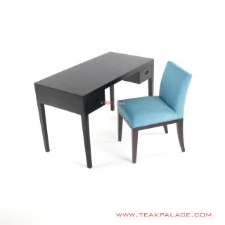 Teak Black Study Desk Set Depok Series