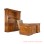 Teak Minimalist Palembang Office Desk Set