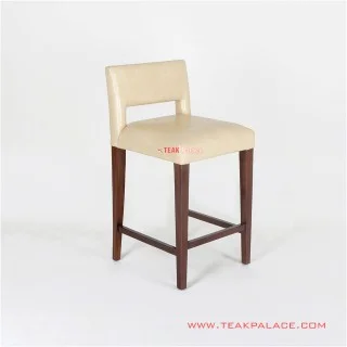 Kursi Bar Minimalis Modern Oscar White Seri Dino