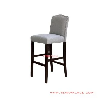 Kursi Bar Kayu Jati Hitam Minimalis Seri Depok